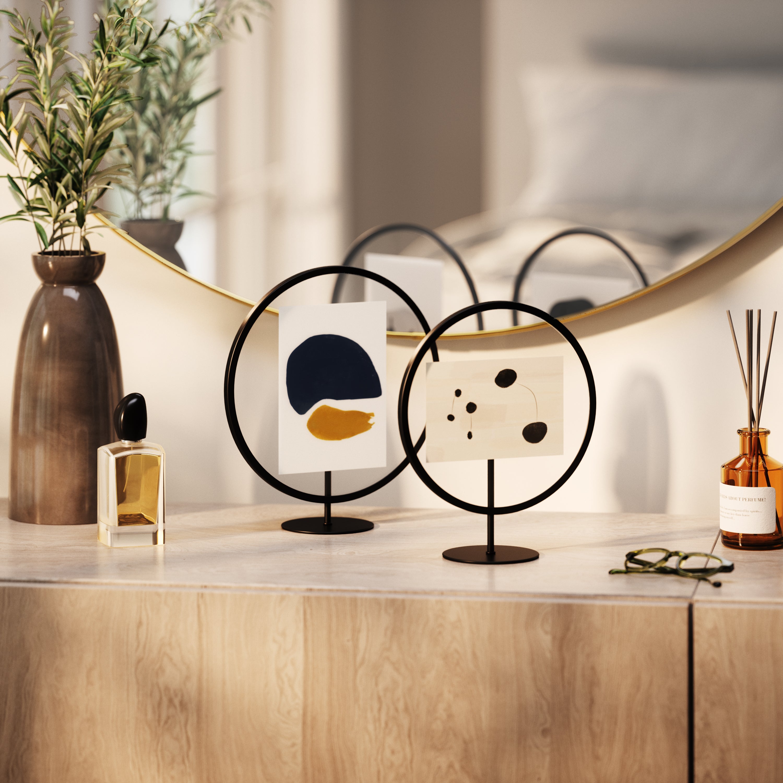 Infinity Round Picture Frame