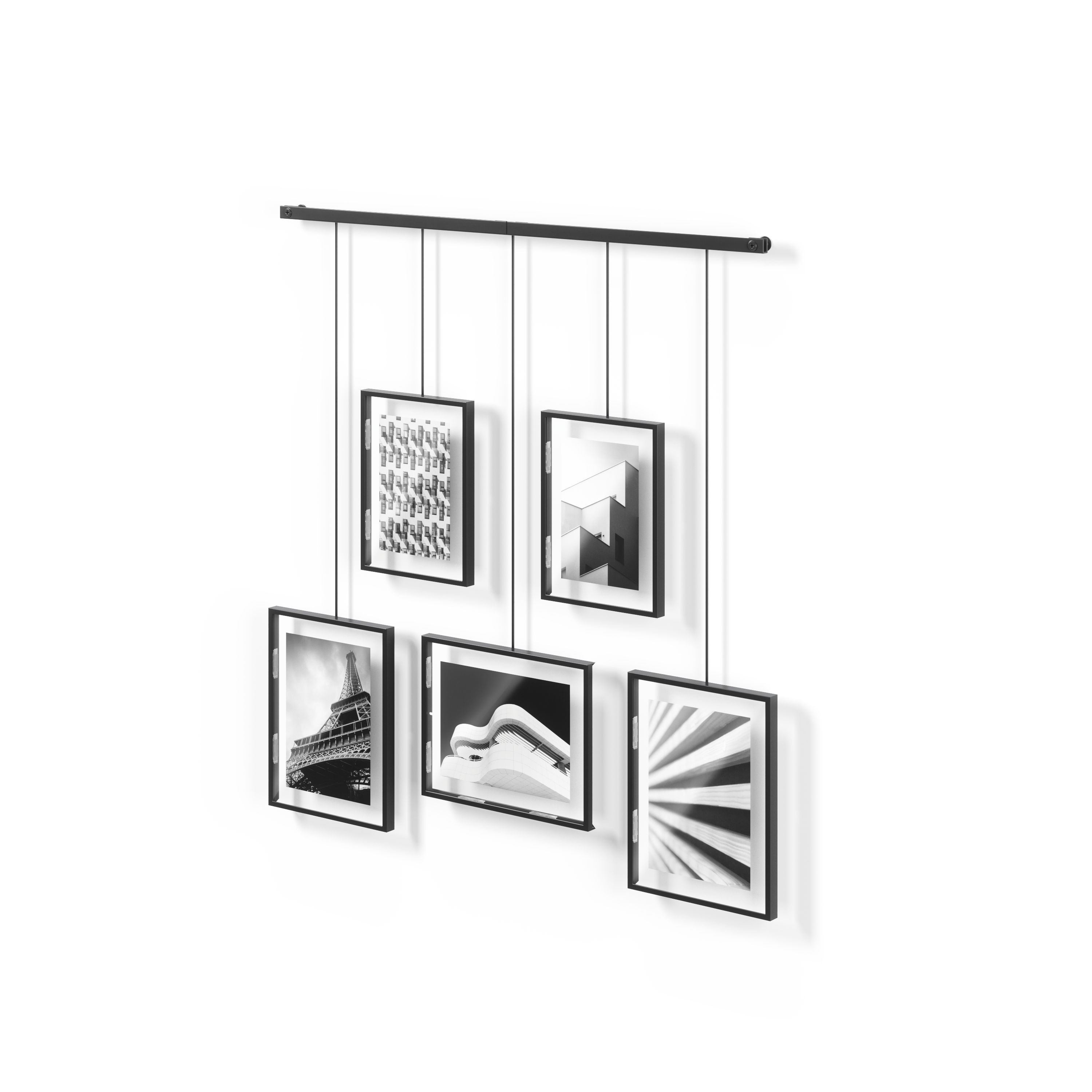 Exhibit Gallery Picture Frame Set of 5