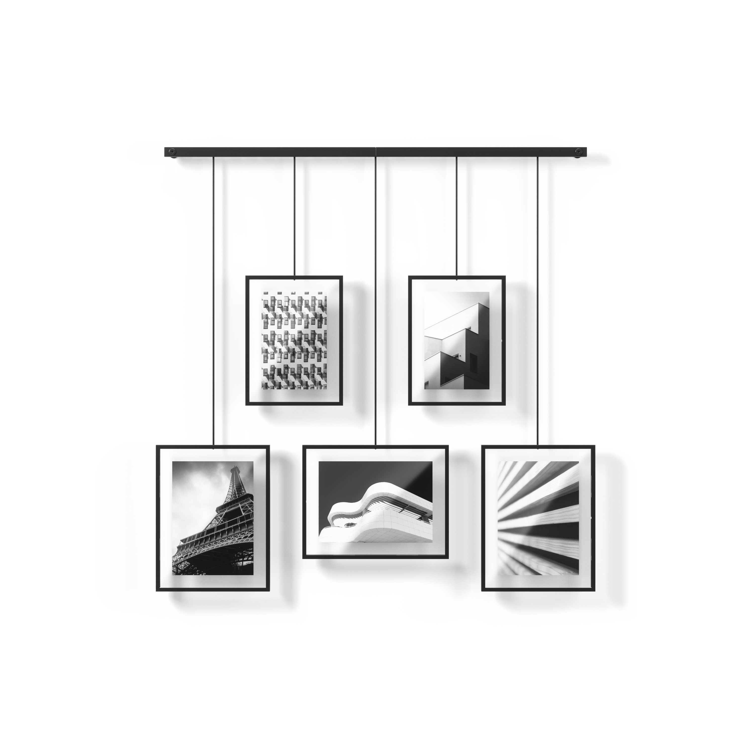 Exhibit Gallery Picture Frame Set of 5