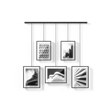Exhibit Gallery Picture Frame Set of 5