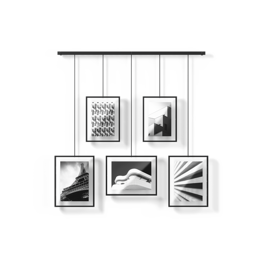 Exhibit Gallery Picture Frame Set of 5