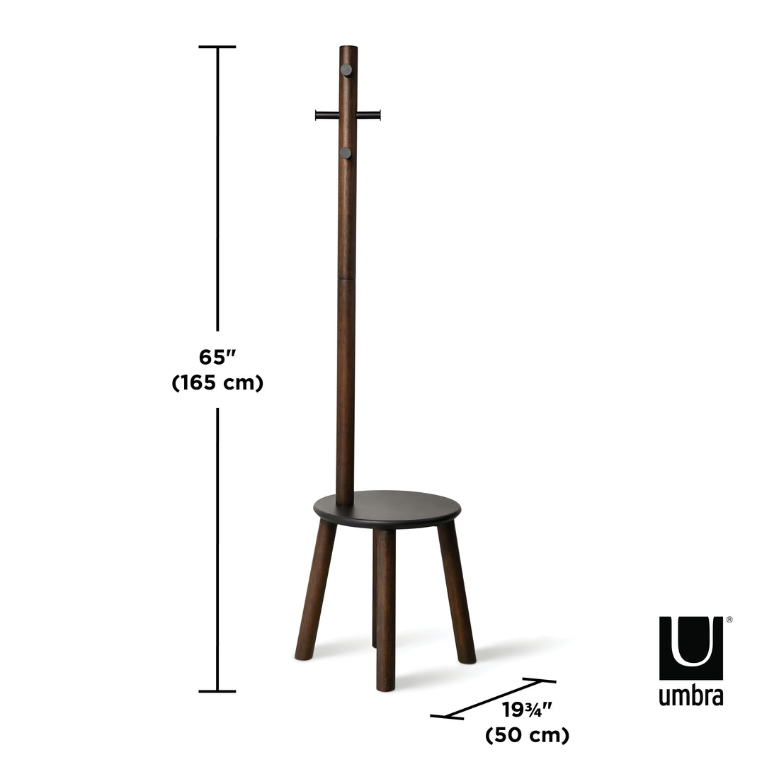 Pillar Stool and Coatrack