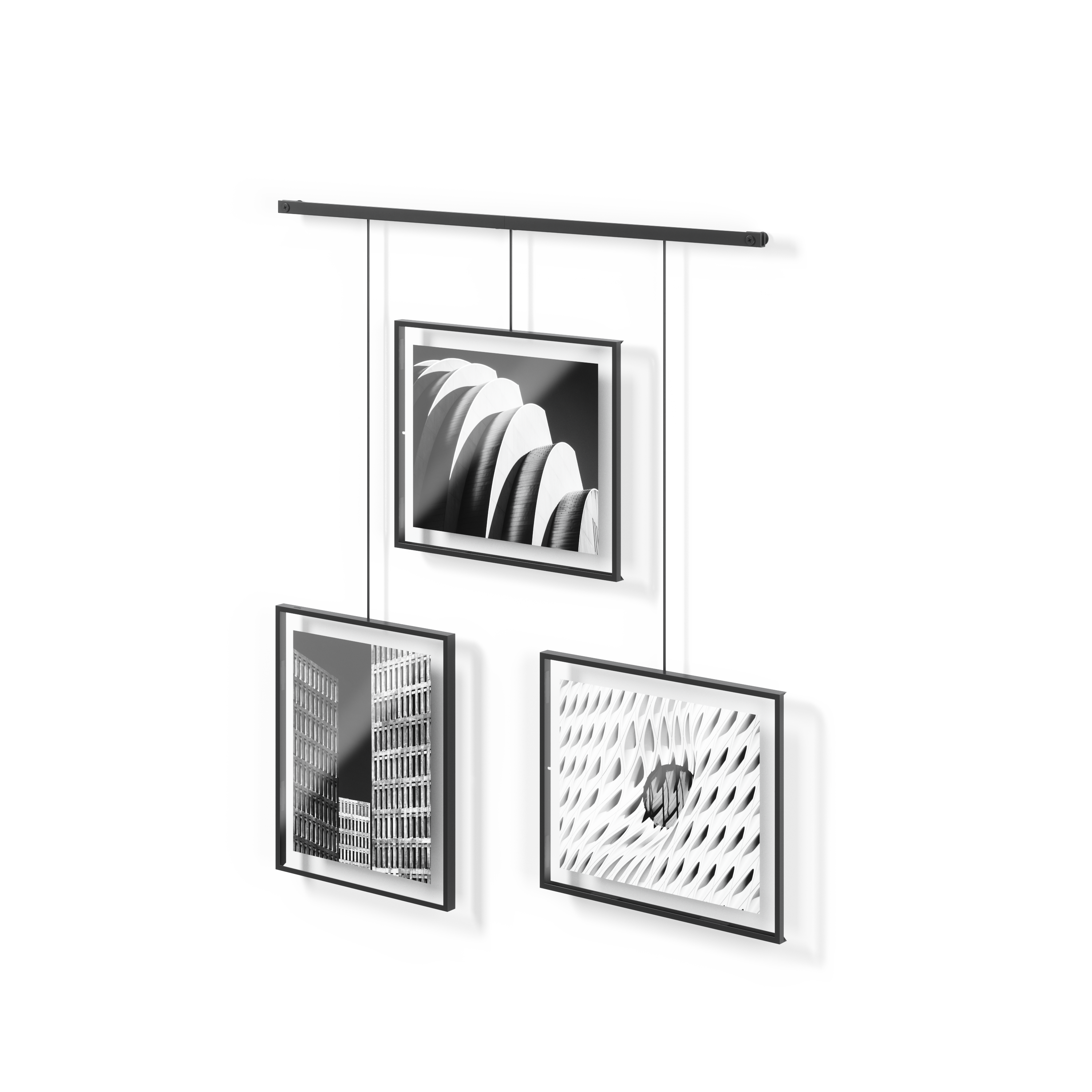 Exhibit Set of Three 8x10 Picture Frames