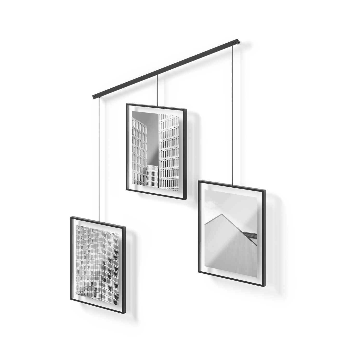 Exhibit Set of Three 8x10 Picture Frames
