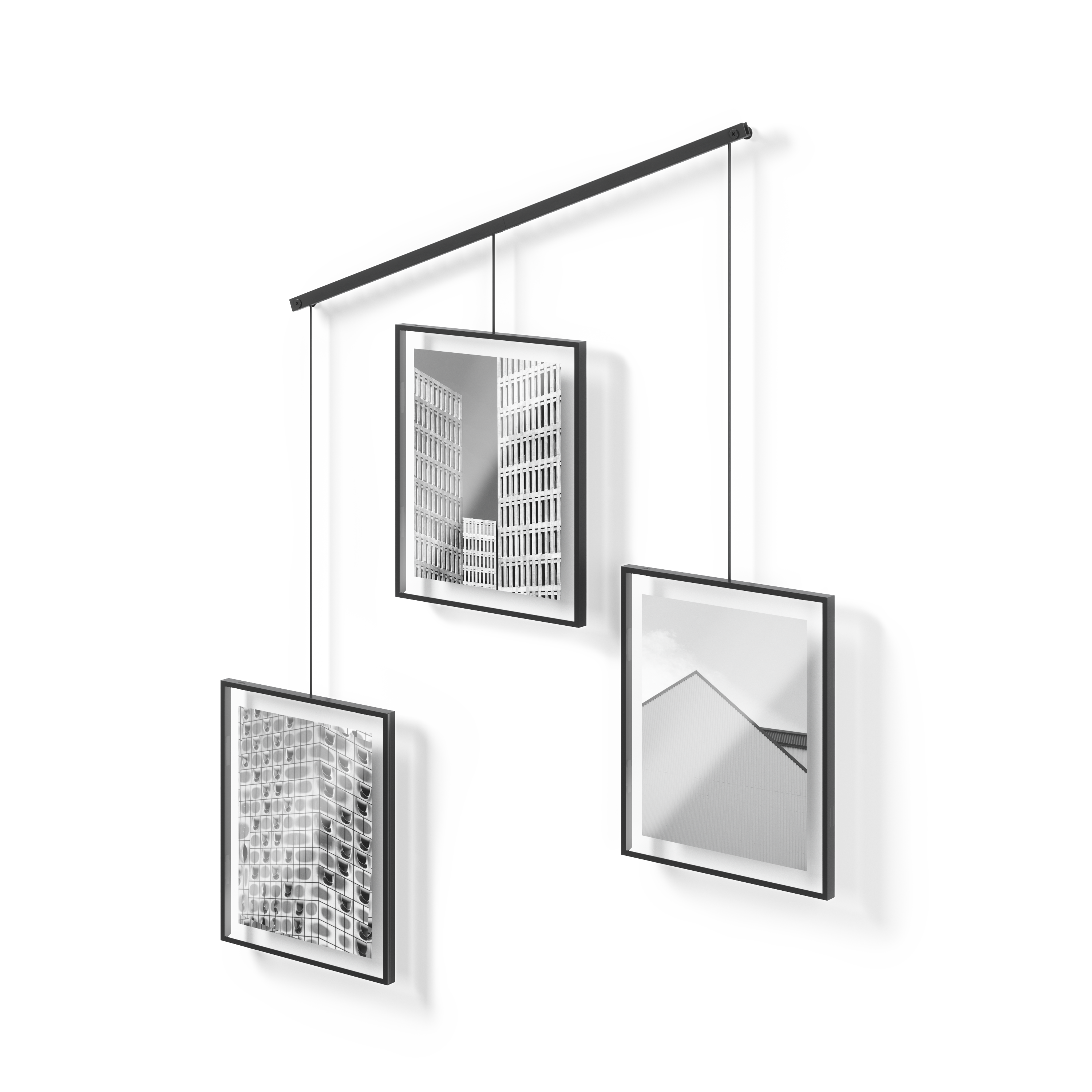 Exhibit Set of Three 8x10 Picture Frames