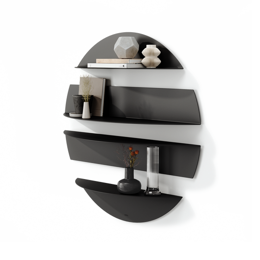Solis Decorative Metal Floating Wall Shelves