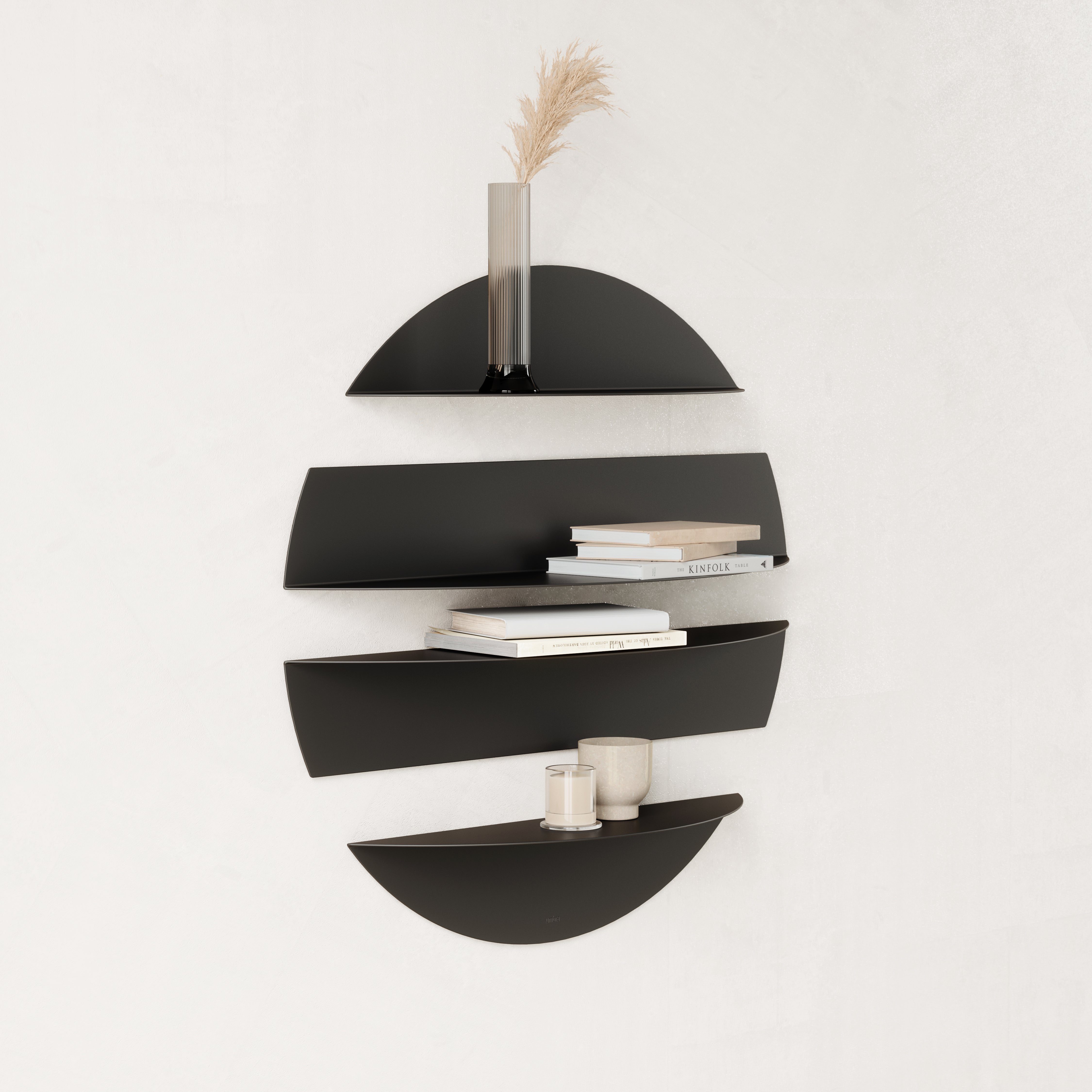 Solis Decorative Metal Floating Wall Shelves