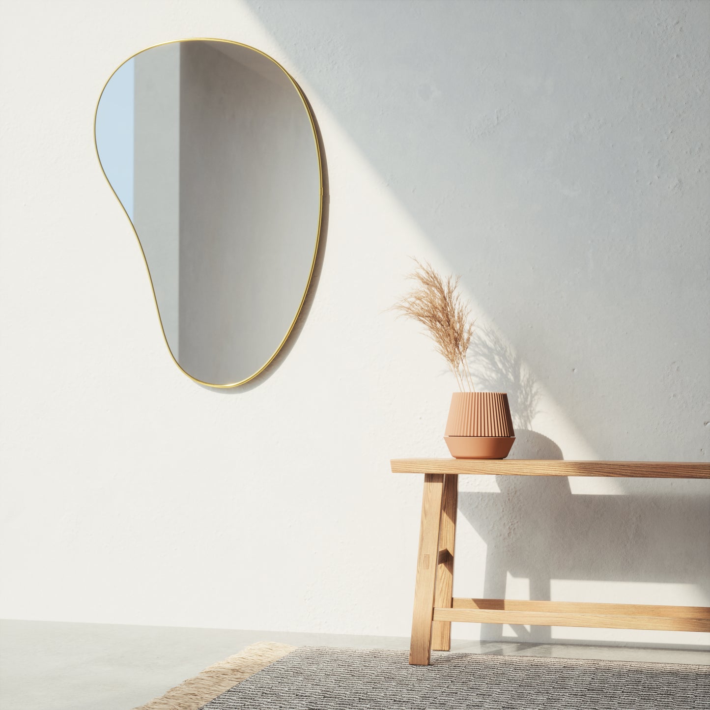 Hubba Pebble 24 x 36" Mirror