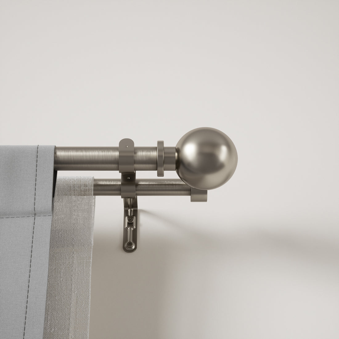 Bolas Double Curtain Rod