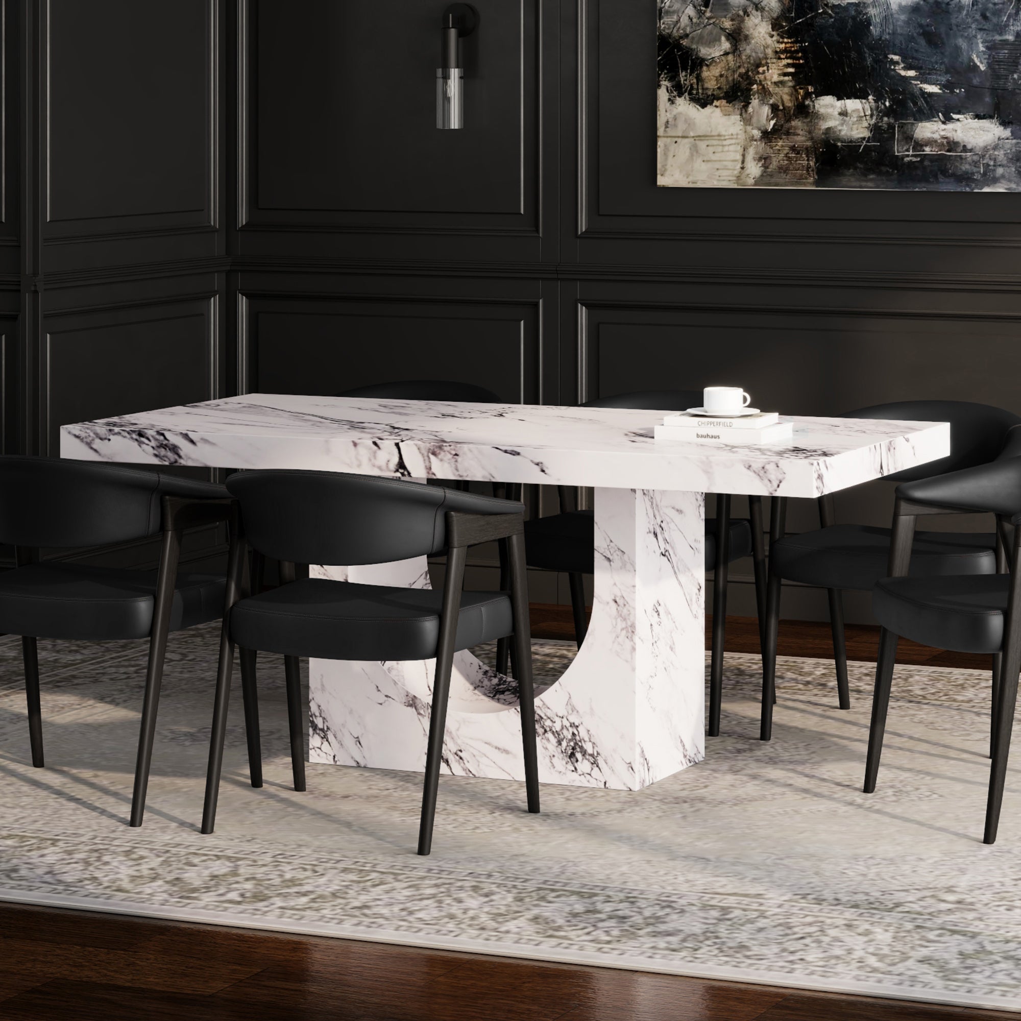 Aurelia Dining Table Bulgari White