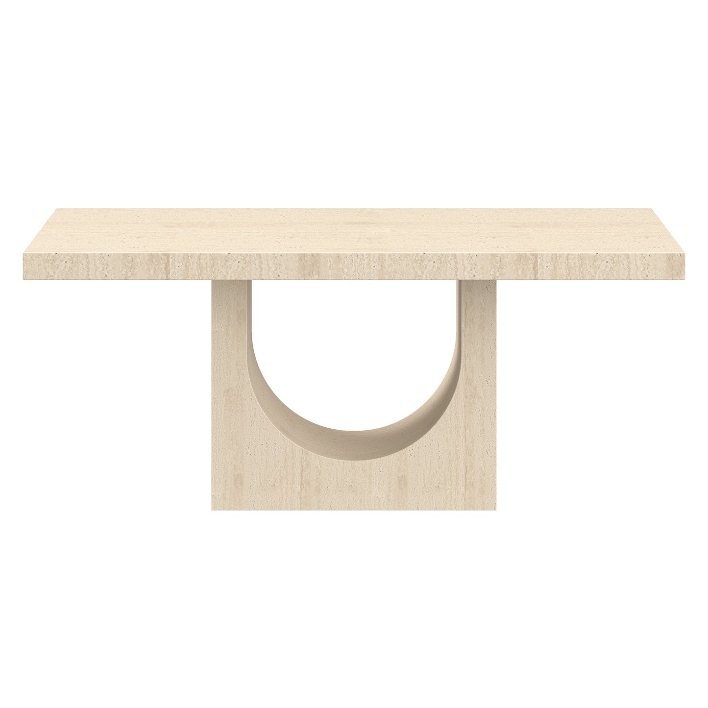 AURELIA-DINING TBL-TRAVERTINE