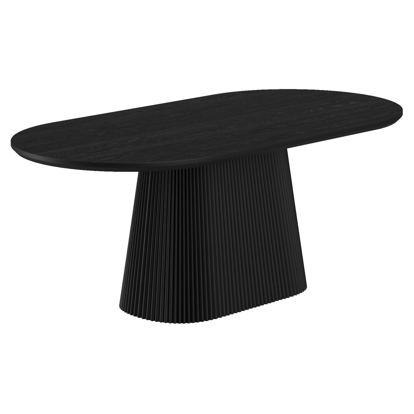 TOVAS-OVAL DINING TABLE-BLACK