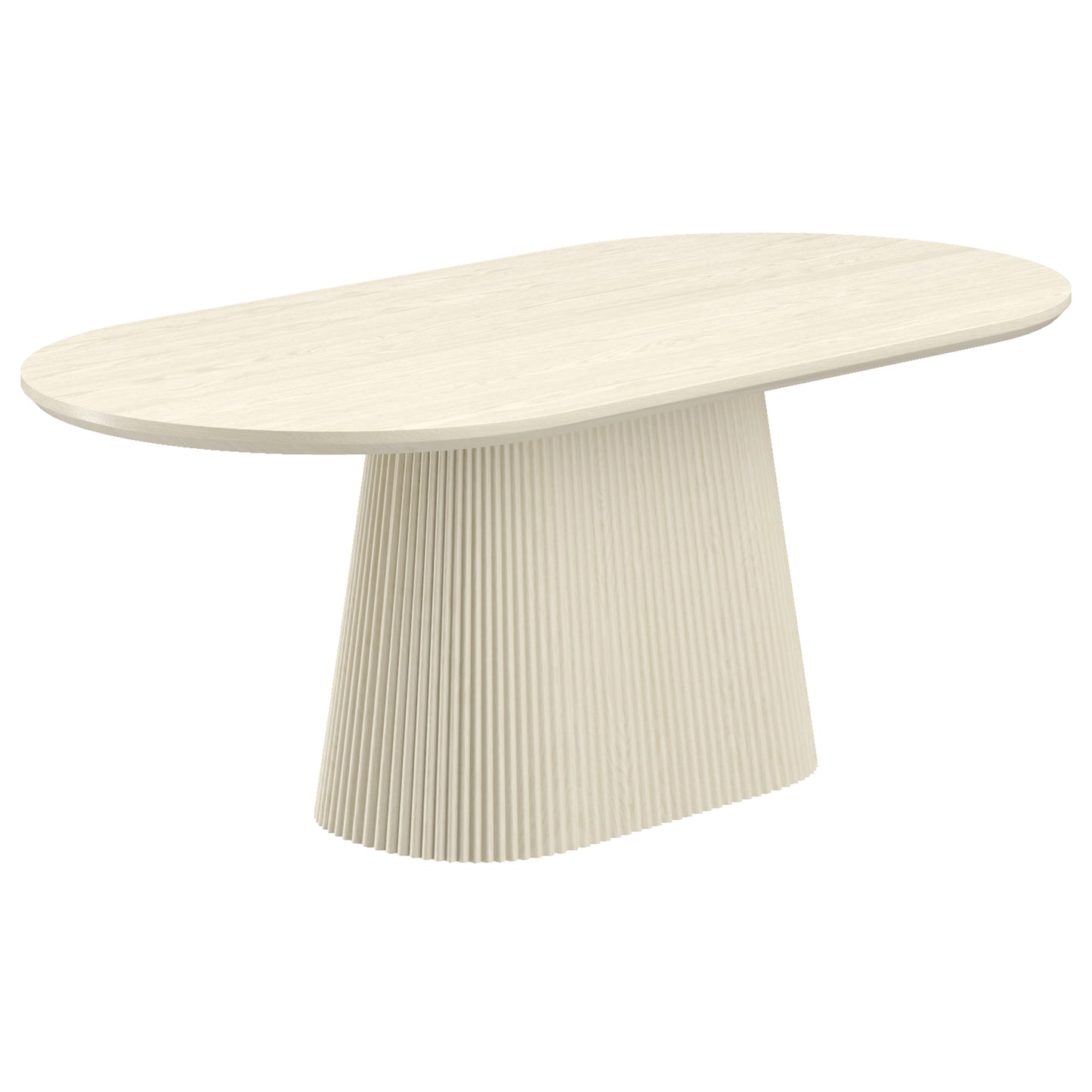 TOVAS-OVAL DINING TABLE-IVORY