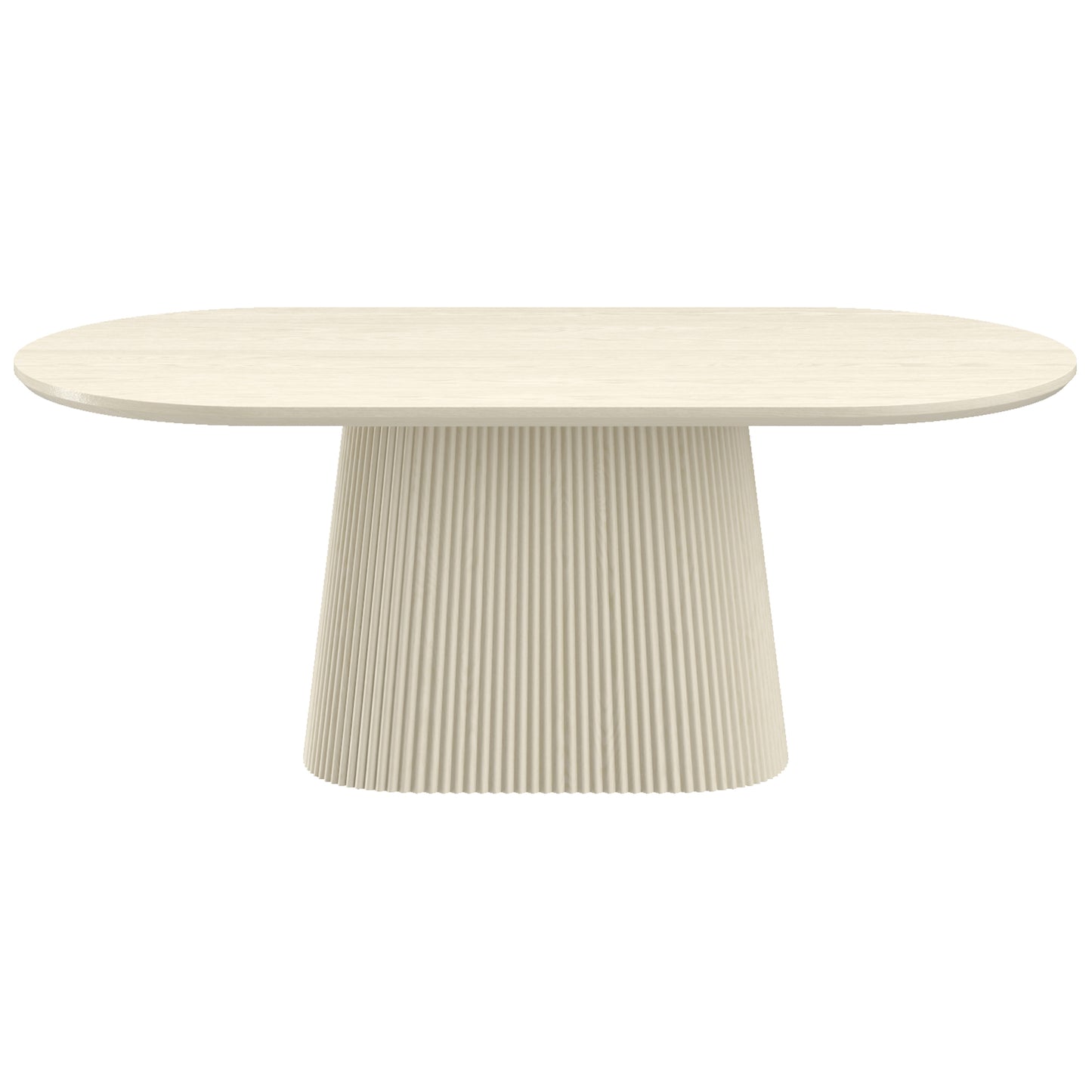 TOVAS-OVAL DINING TABLE-IVORY