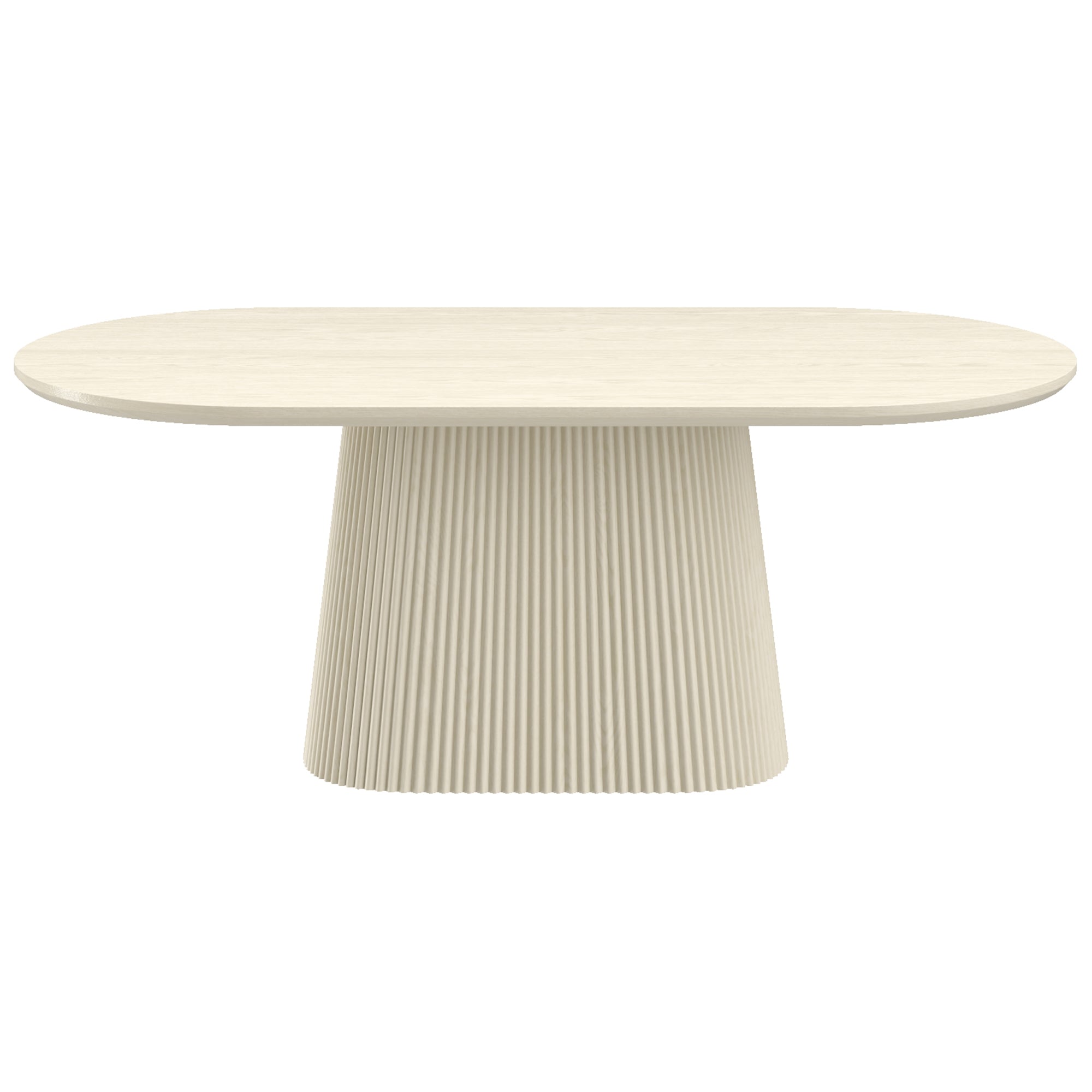 Tovas Oval Dining Table Ivory