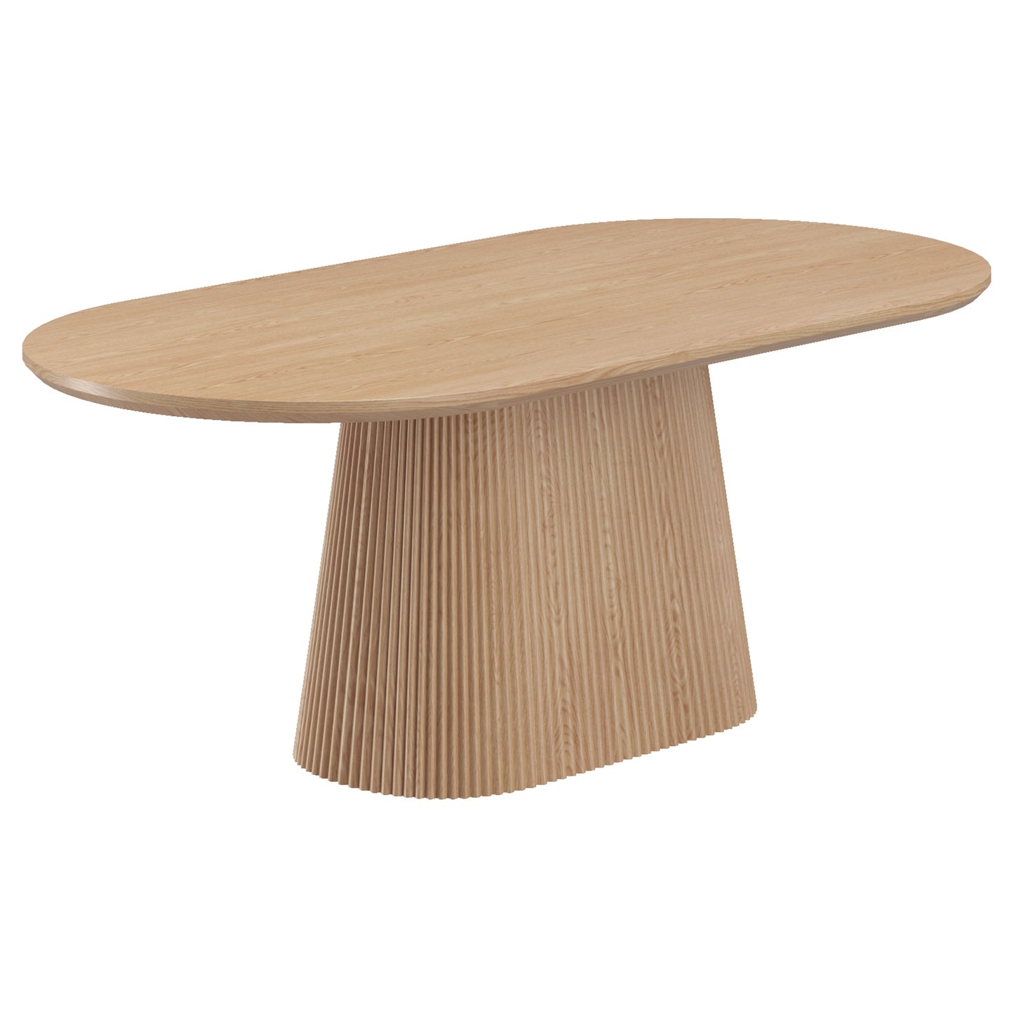 TOVAS-OVAL DINING TABLE-NATURAL