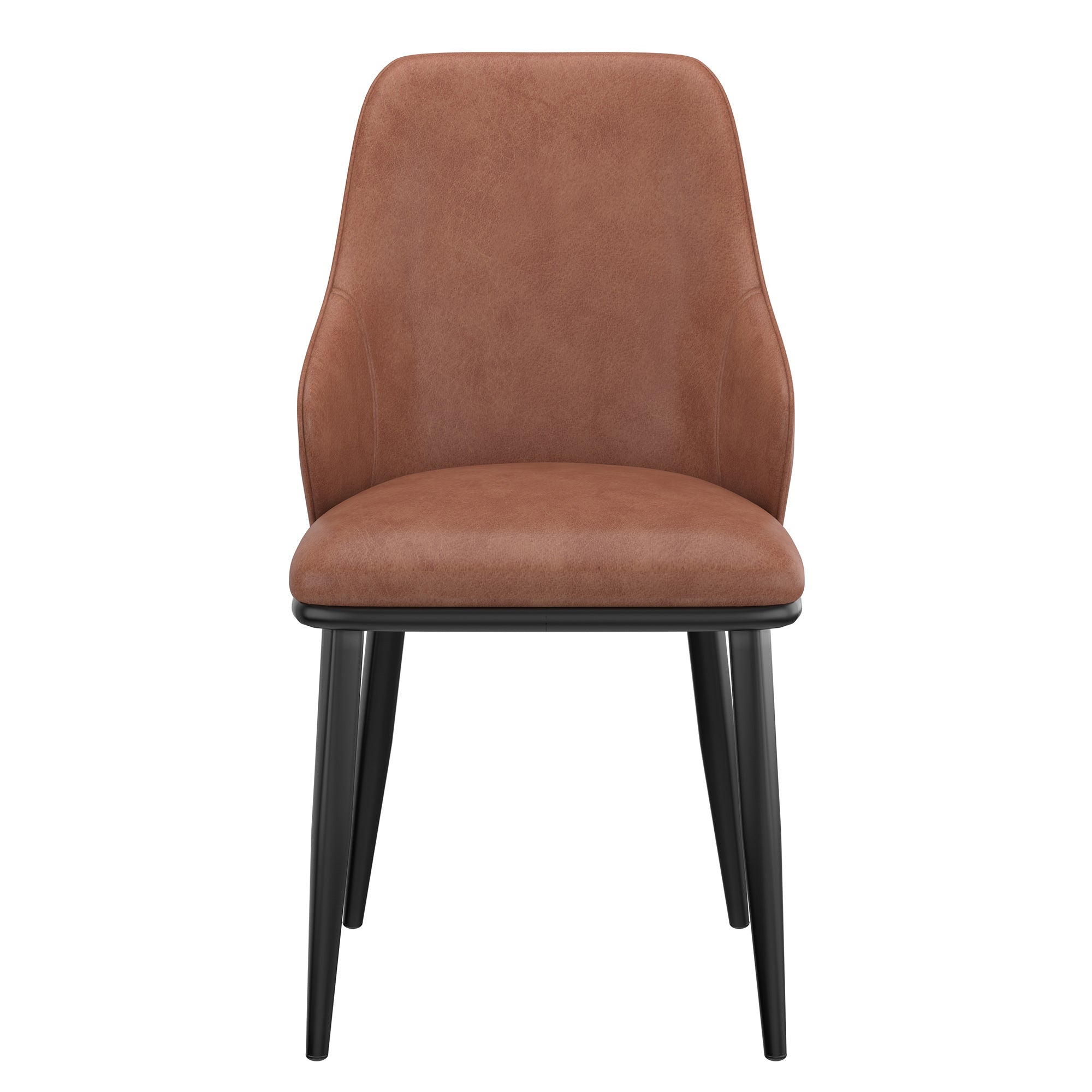 Kash Side Chairs Saddle Faux Leather