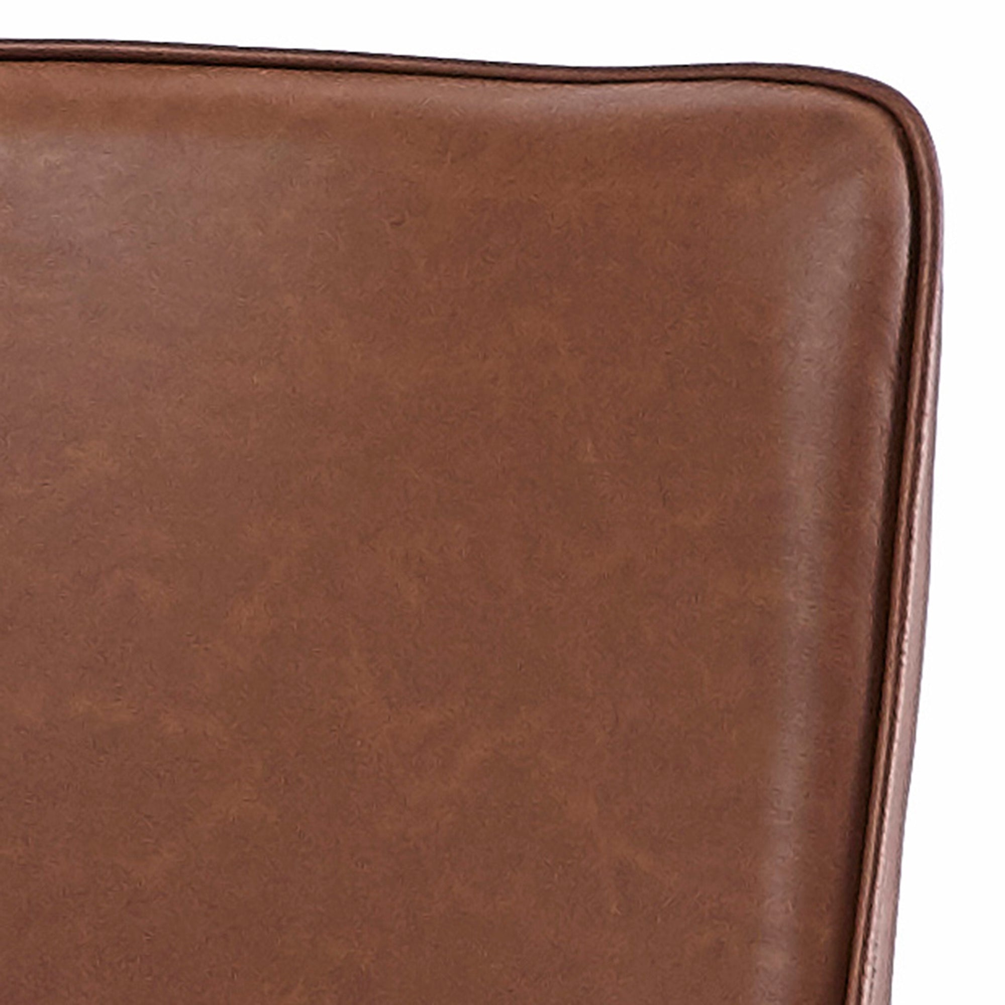 Kash Side Chairs Saddle Faux Leather