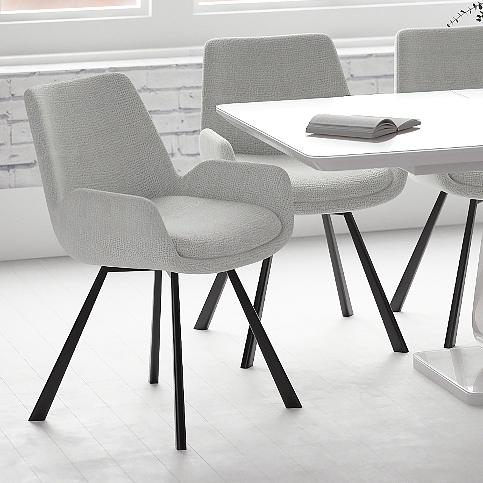 Signy Dining Chair Light Grey
