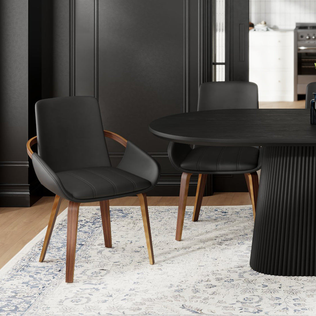 Caspian Dining Chairs Black