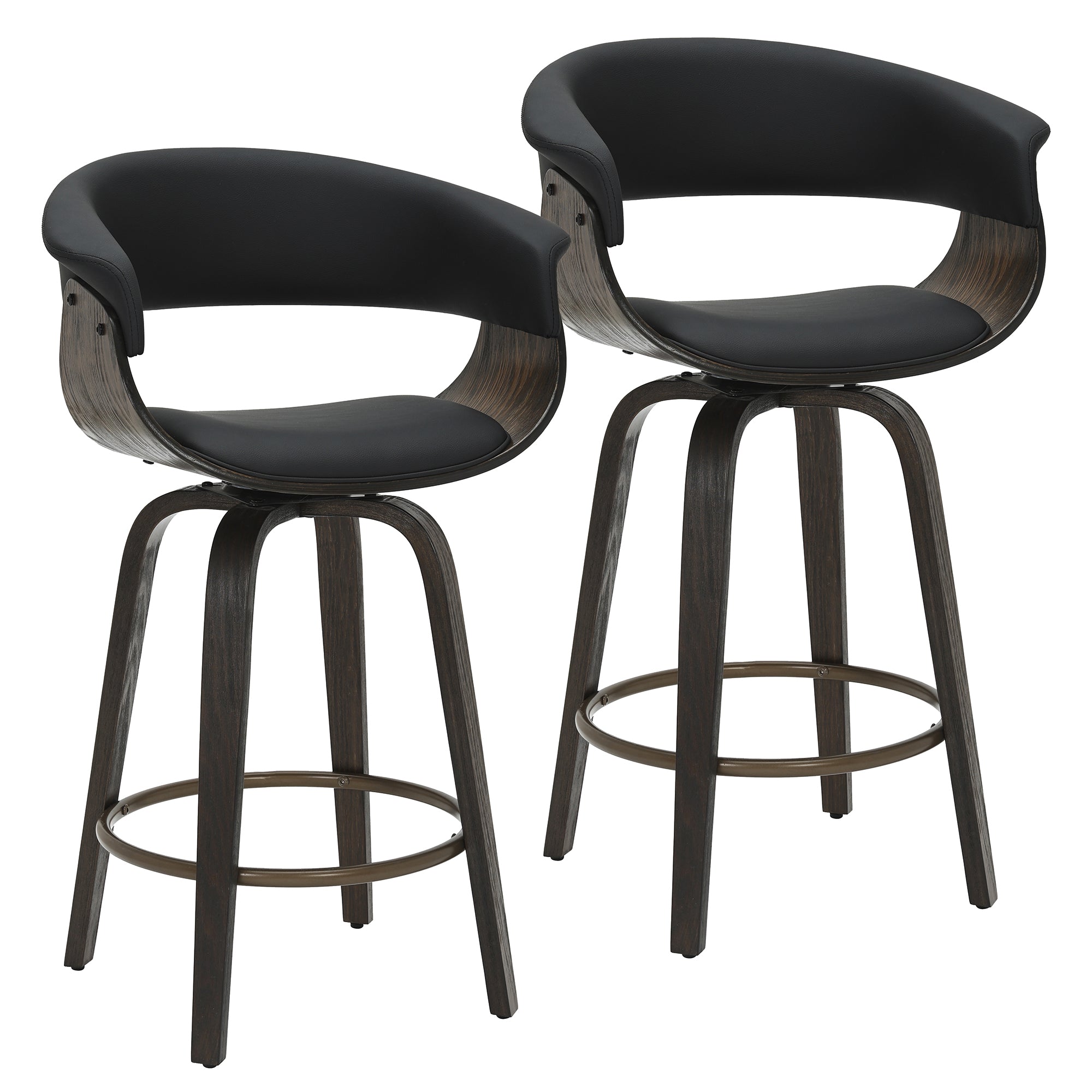 Holt Counter Stools Black Walnut