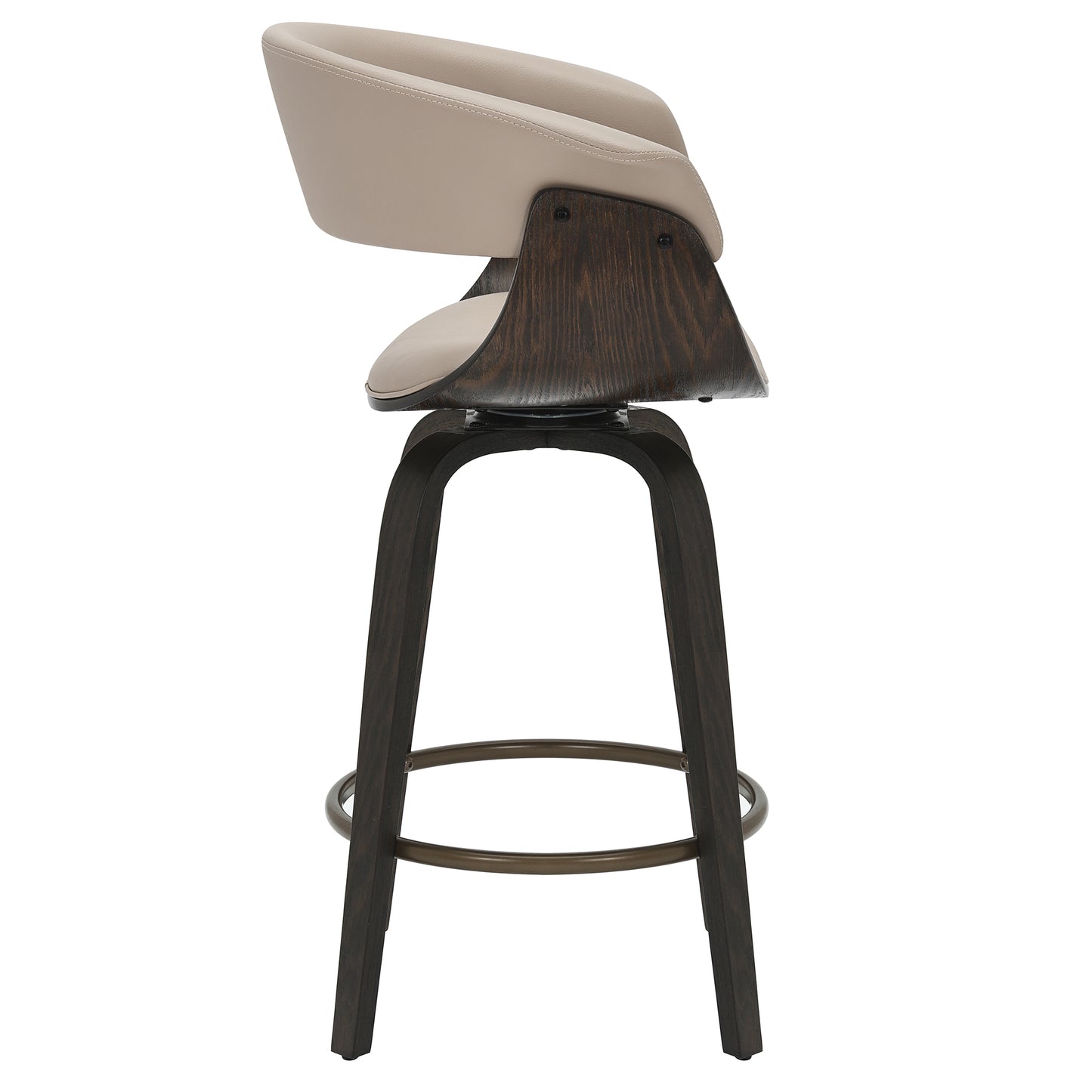Holt Counter Stools Mushroom Walnut