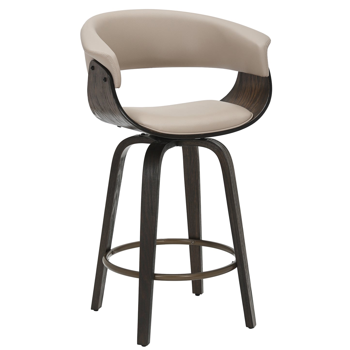 Holt Counter Stools Mushroom Walnut