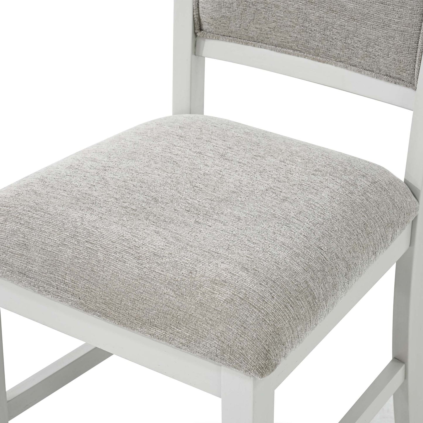 SAMUEL-5PC DINING SET-WHITEWASH