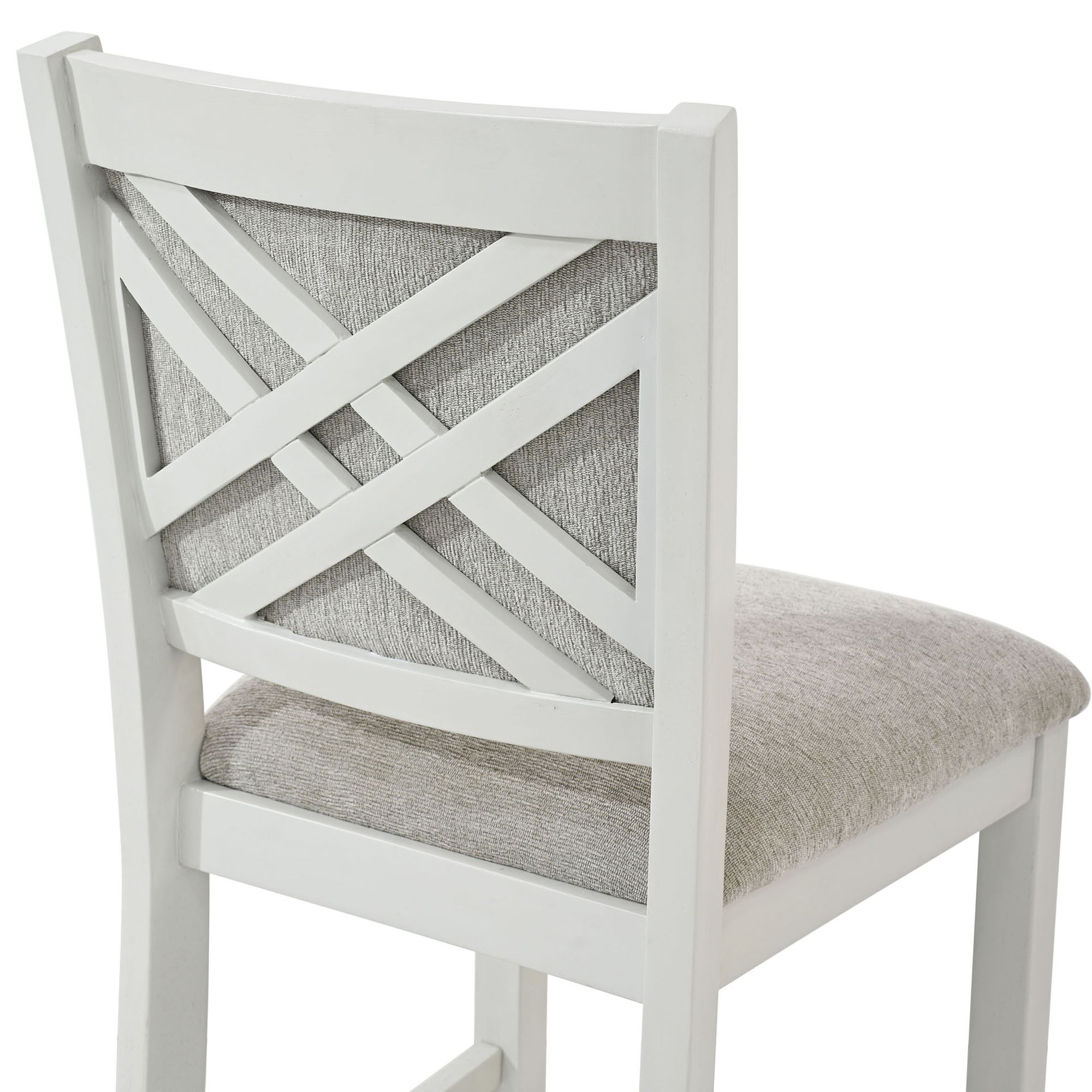 Samuel Pub Set White Wash