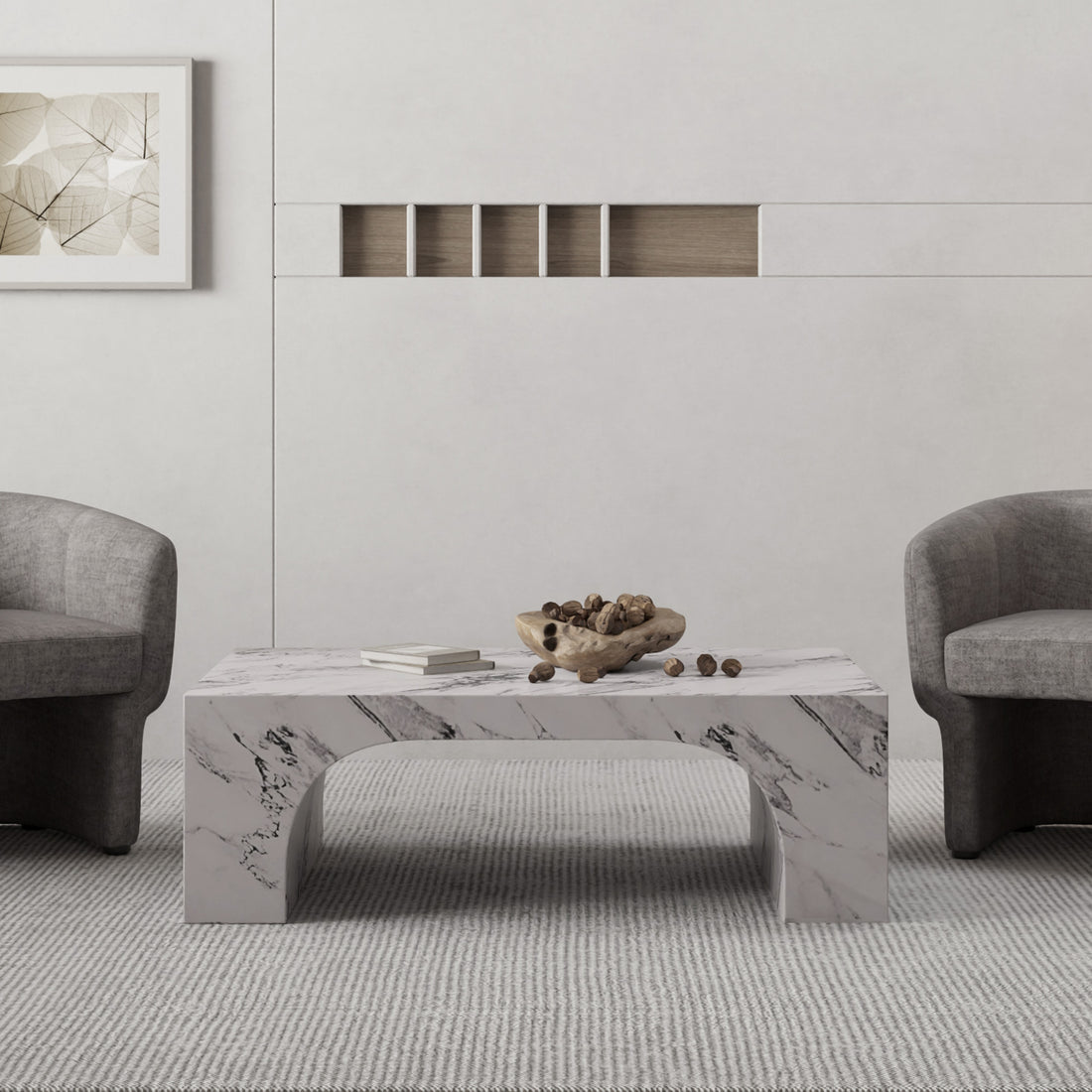 Atticus Coffee Table Bulgari White