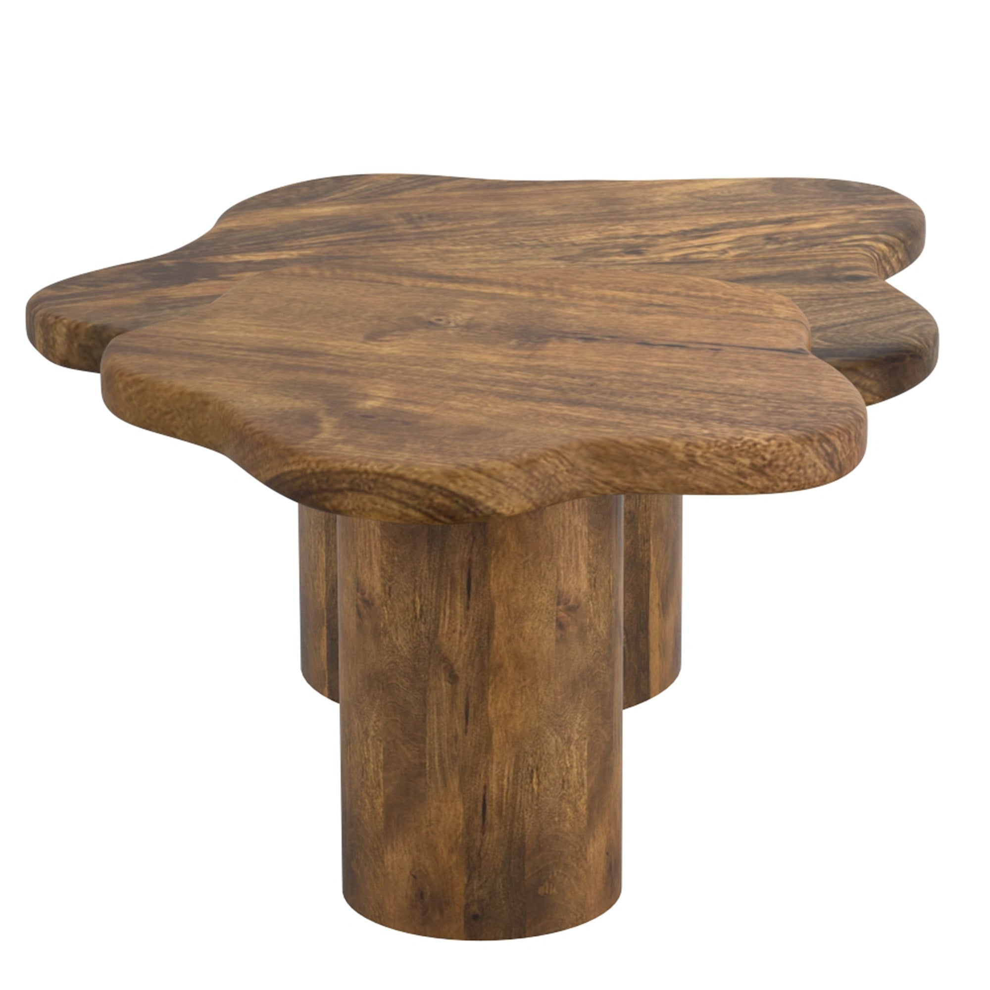 Mayal Coffee Table Set Walnut