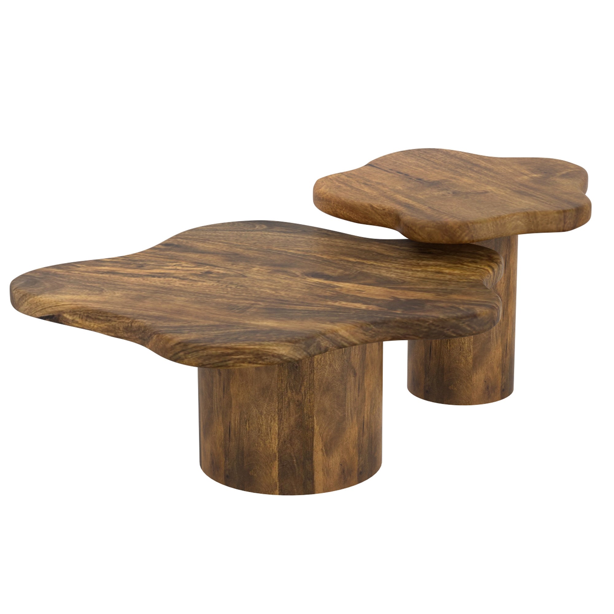 Mayal Coffee Table Set Walnut