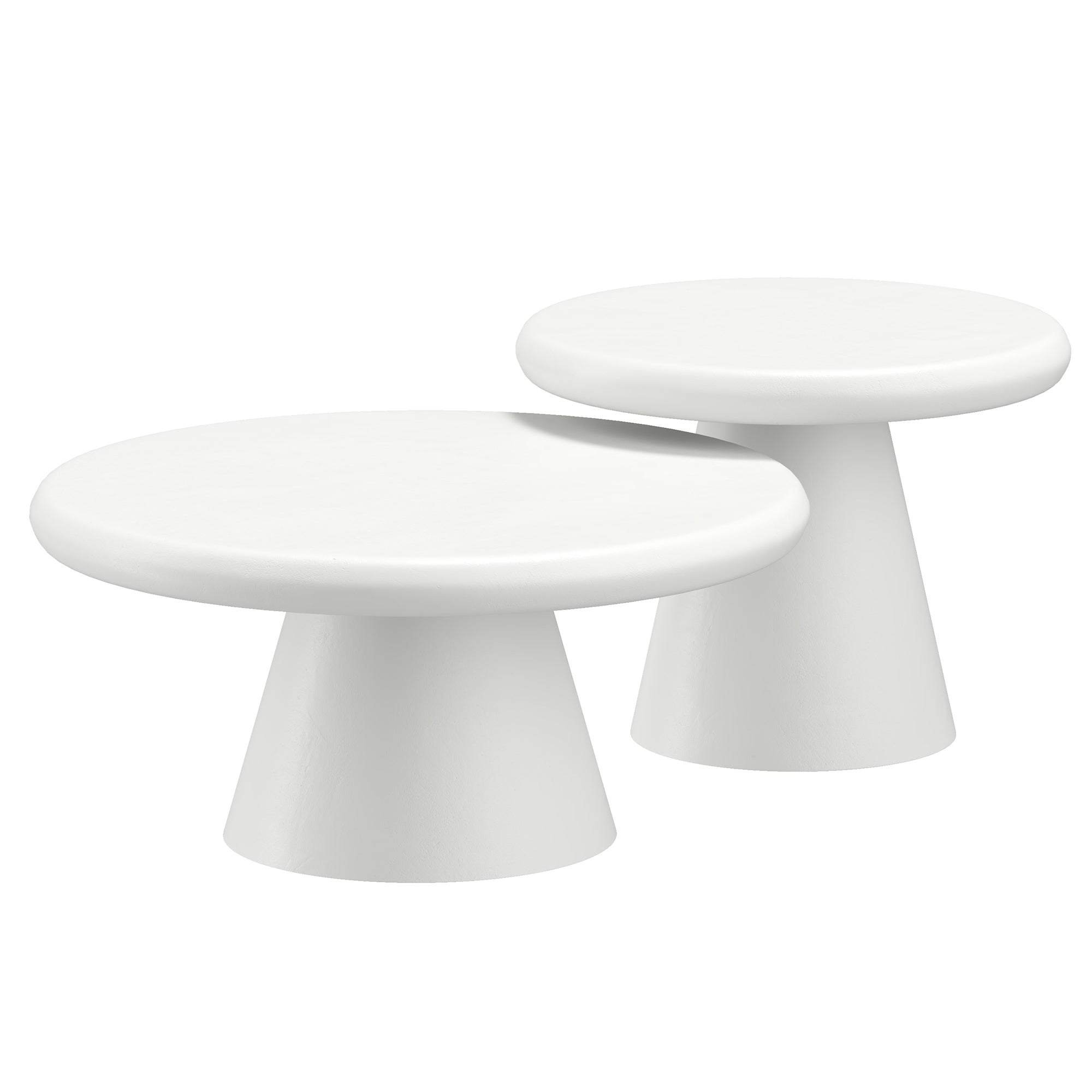 Galio Coffee Table Set White