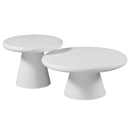 Galio Coffee Table Set White