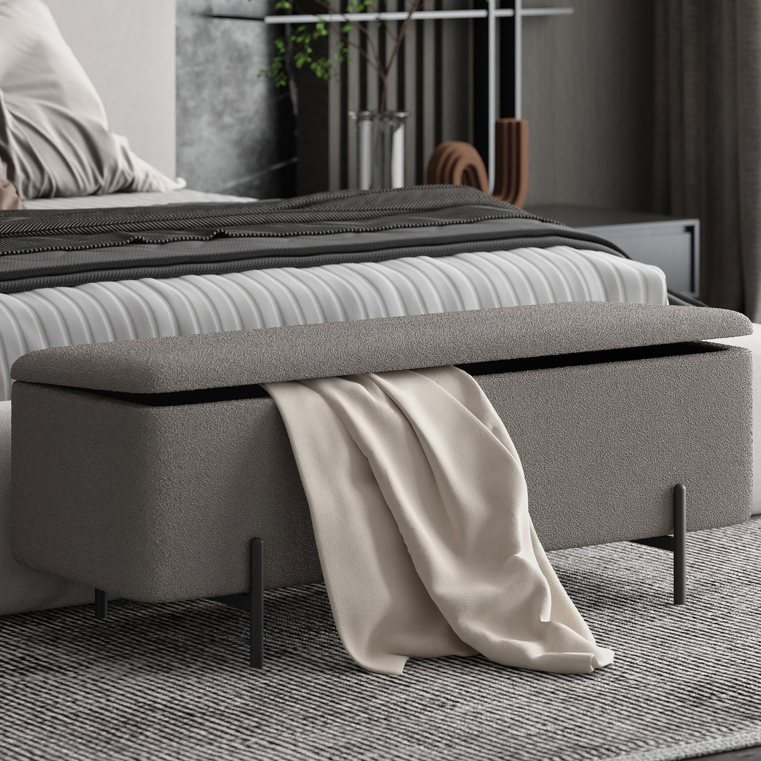 Erzo Storage Ottoman