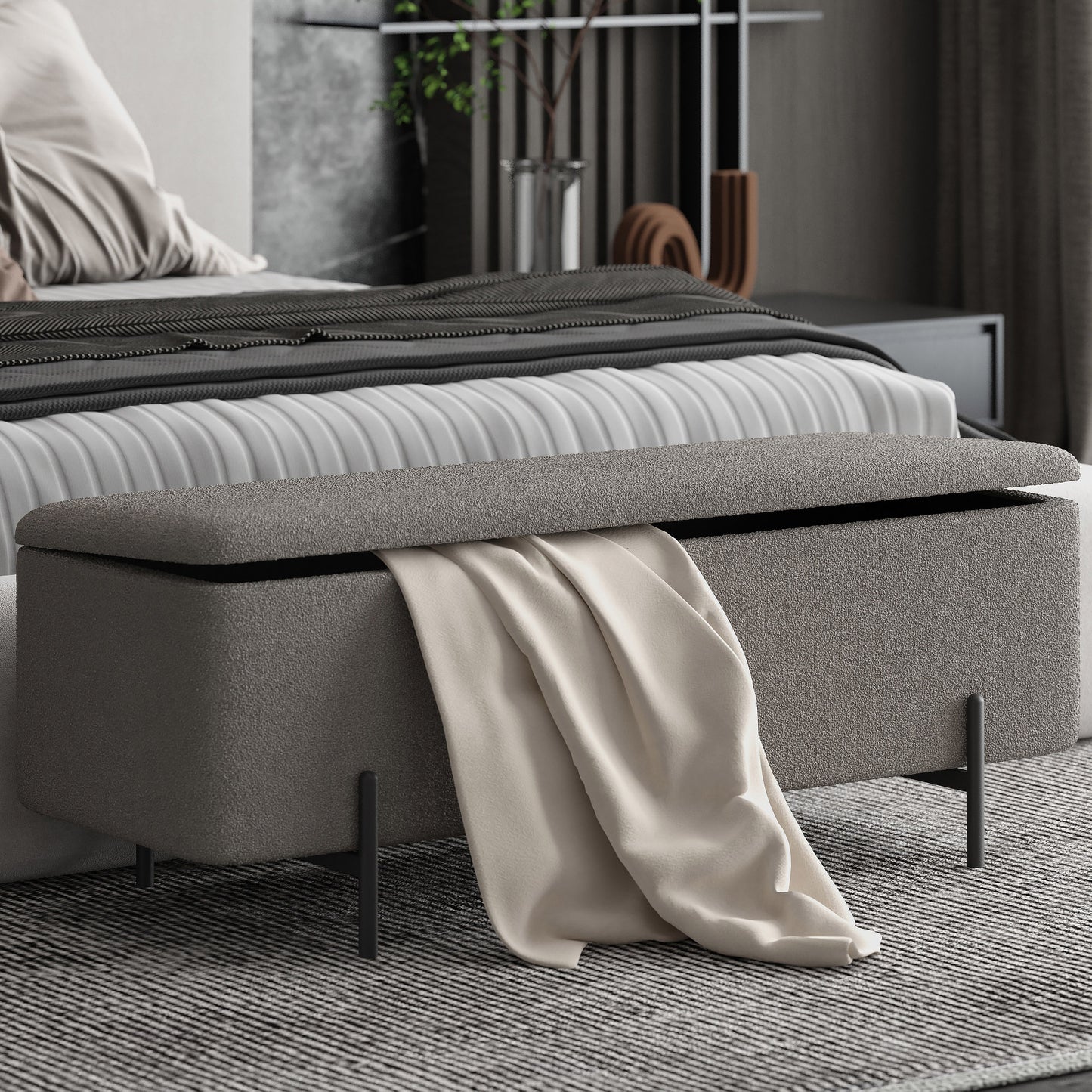 Erzo Storage Ottoman