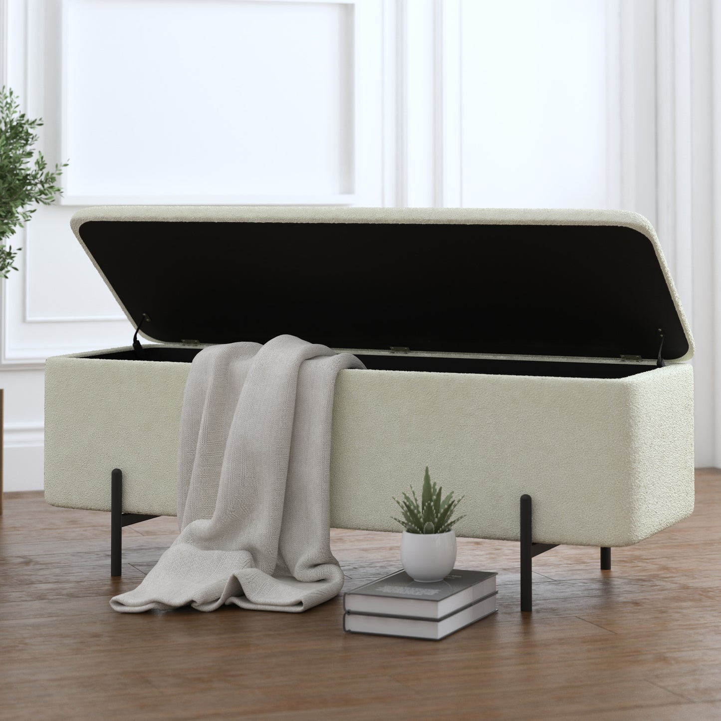Erzo Storage Ottoman