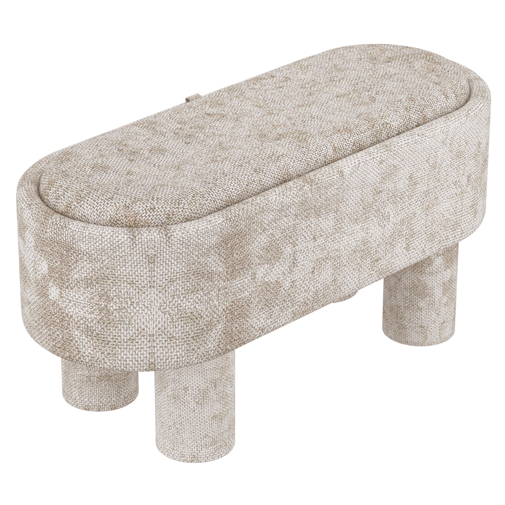 Sezron Storage Bench Beige