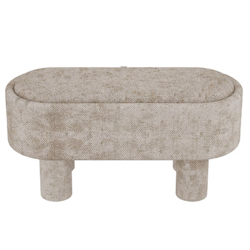 Sezron Storage Bench Beige