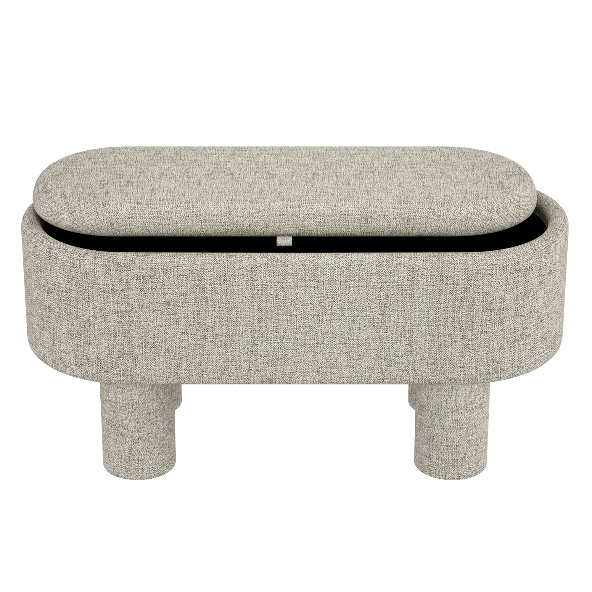 Sezron Storage Bench Warm Grey