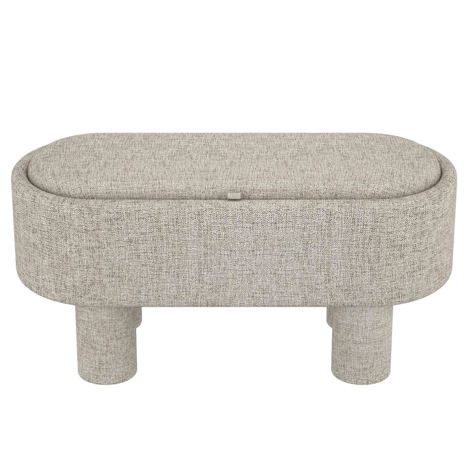 Sezron Storage Bench Warm Grey