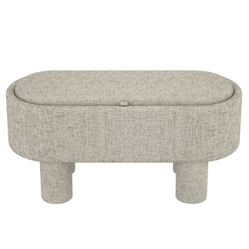 Sezron Storage Bench Warm Grey