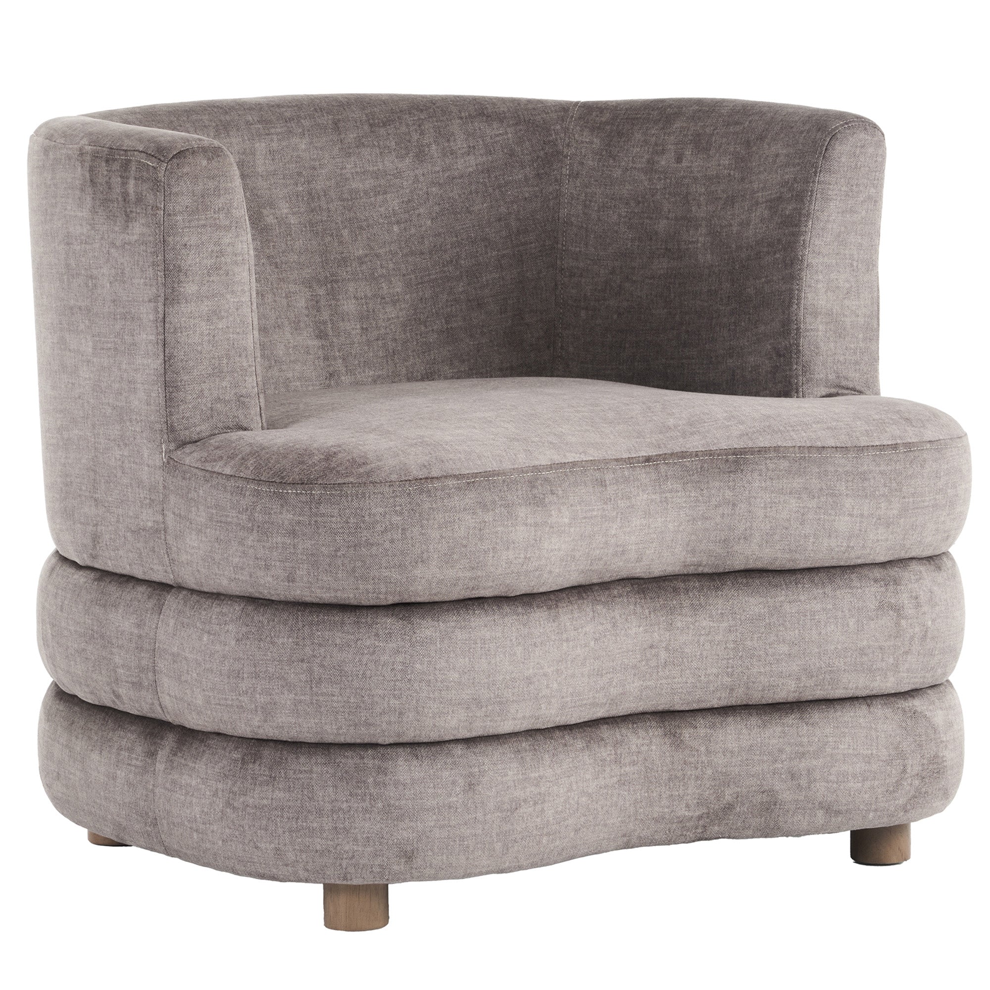 Dorian Accent Chair Dark Taupe