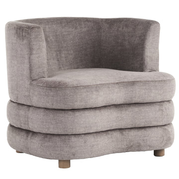 Dorian Accent Chair Dark Taupe