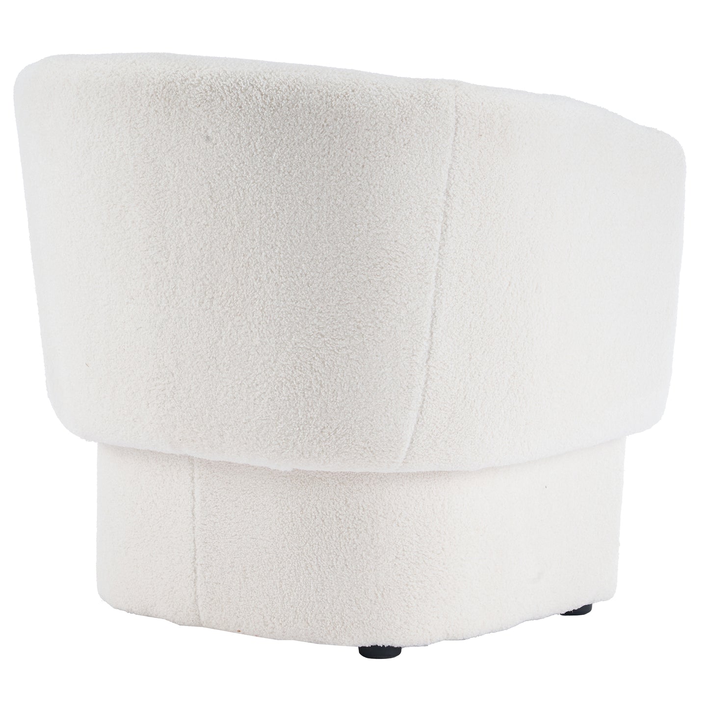 SHERI-ACCENT CHAIR-WHITE BOUCLE