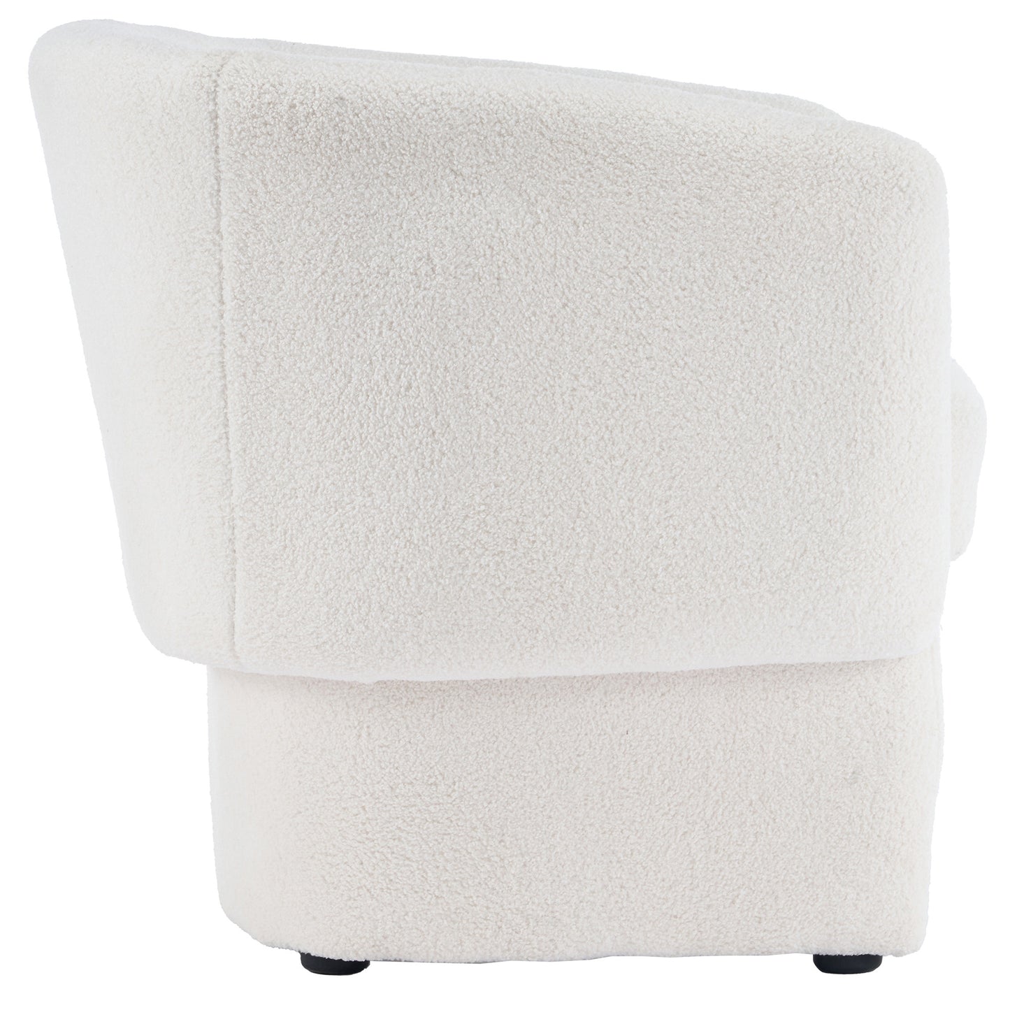 SHERI-ACCENT CHAIR-WHITE BOUCLE