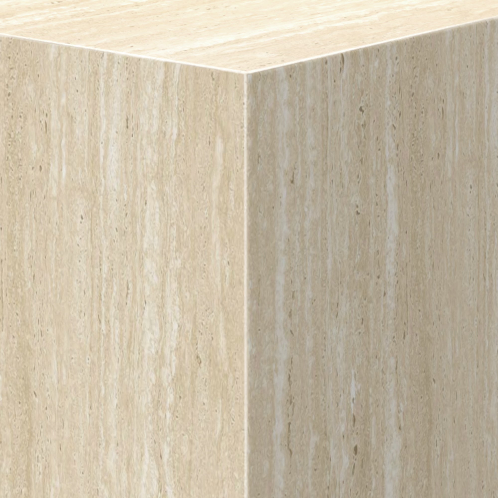 Artemis Tall Accent Table Travertine