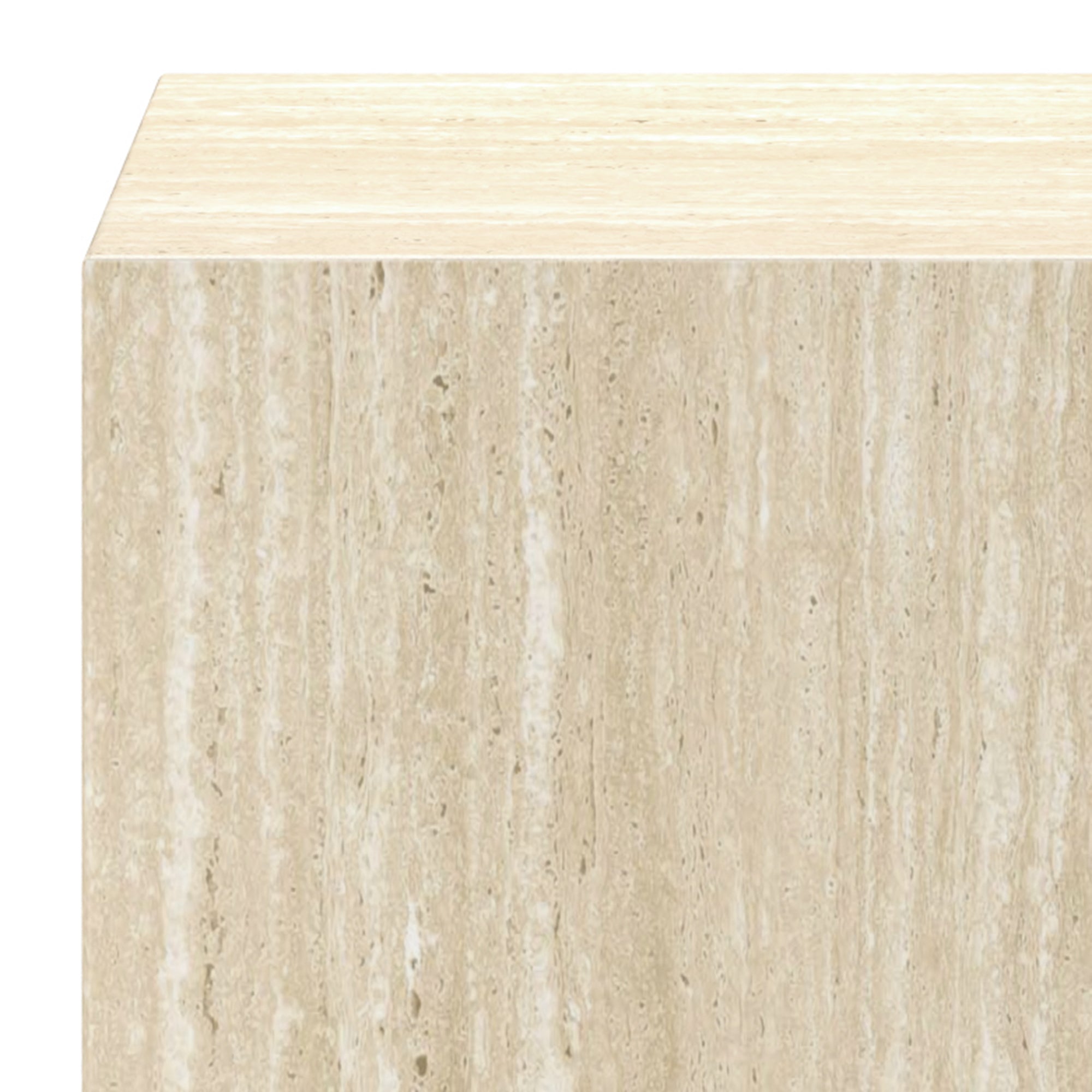 Artemis Tall Accent Table Travertine