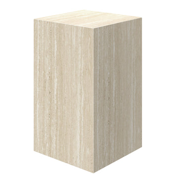 Artemis Tall Accent Table Travertine