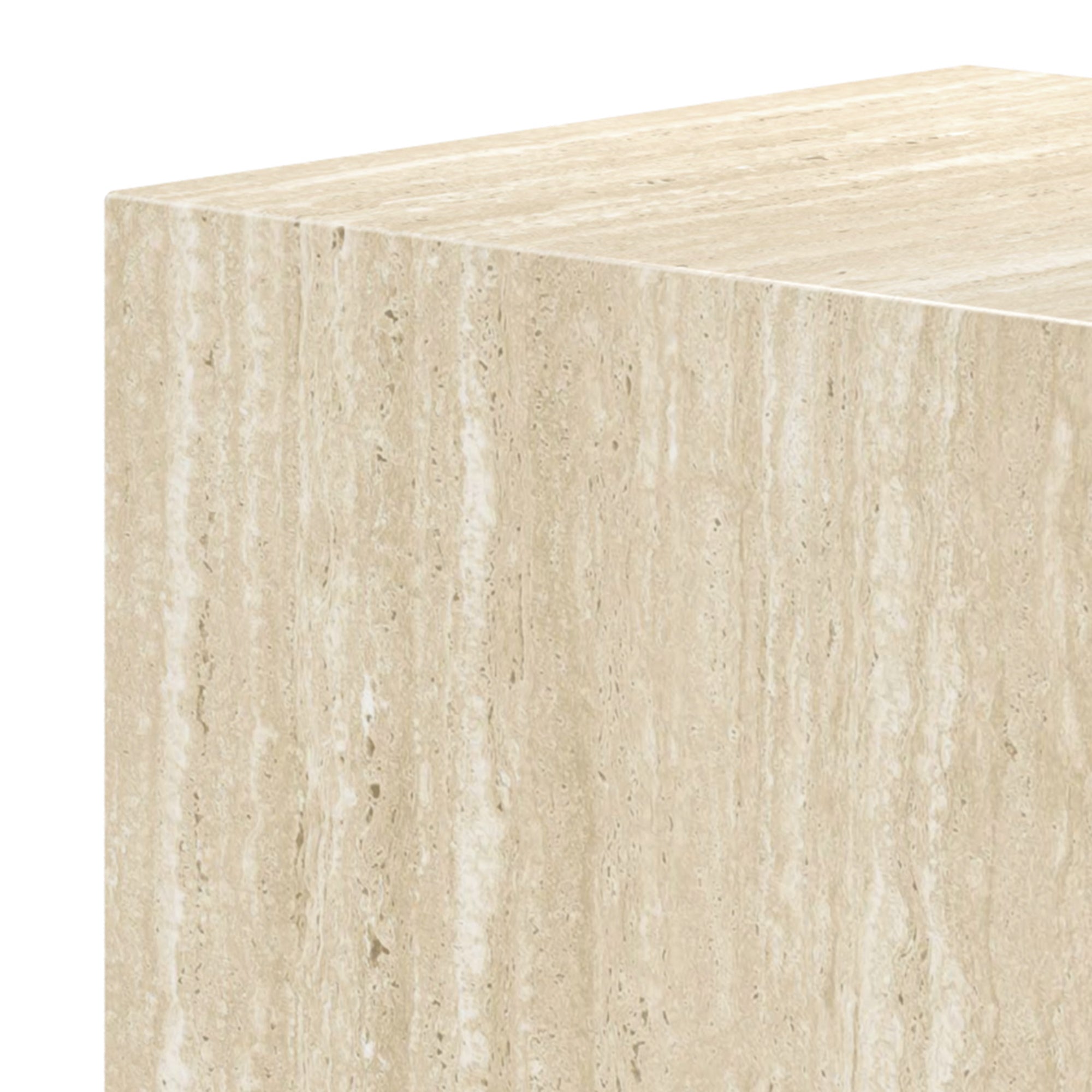Artemis Tall Accent Table Travertine